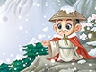 终南望雨雪